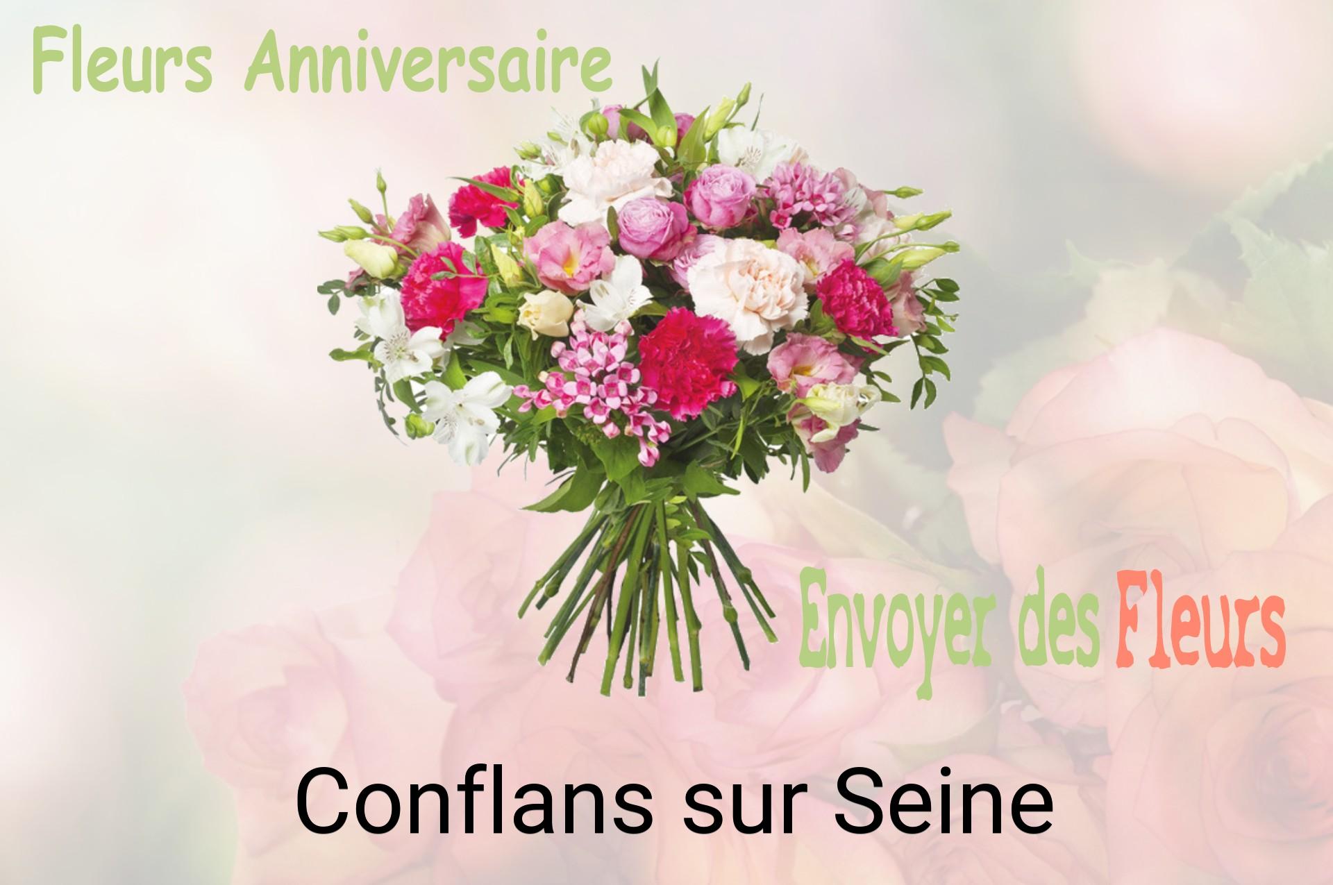 Bouquet de fleurs d’anniversaire livré à Conflans-sur-Seine